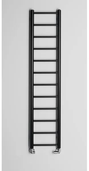 Sapho - Radiator de baie DINA 278 W, 30 x 138 cm, negru mat