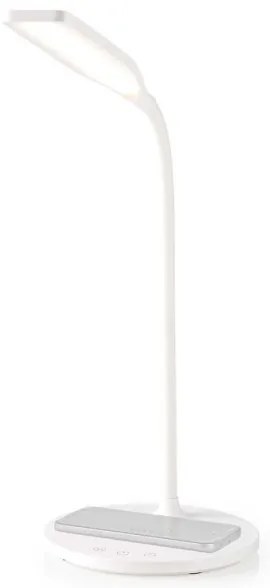 Lampă dimabilă cu funcție de încărcare fără fir Nedis LTLGQ4M2WT Qi LED/5,5W/230V 2700-6500K