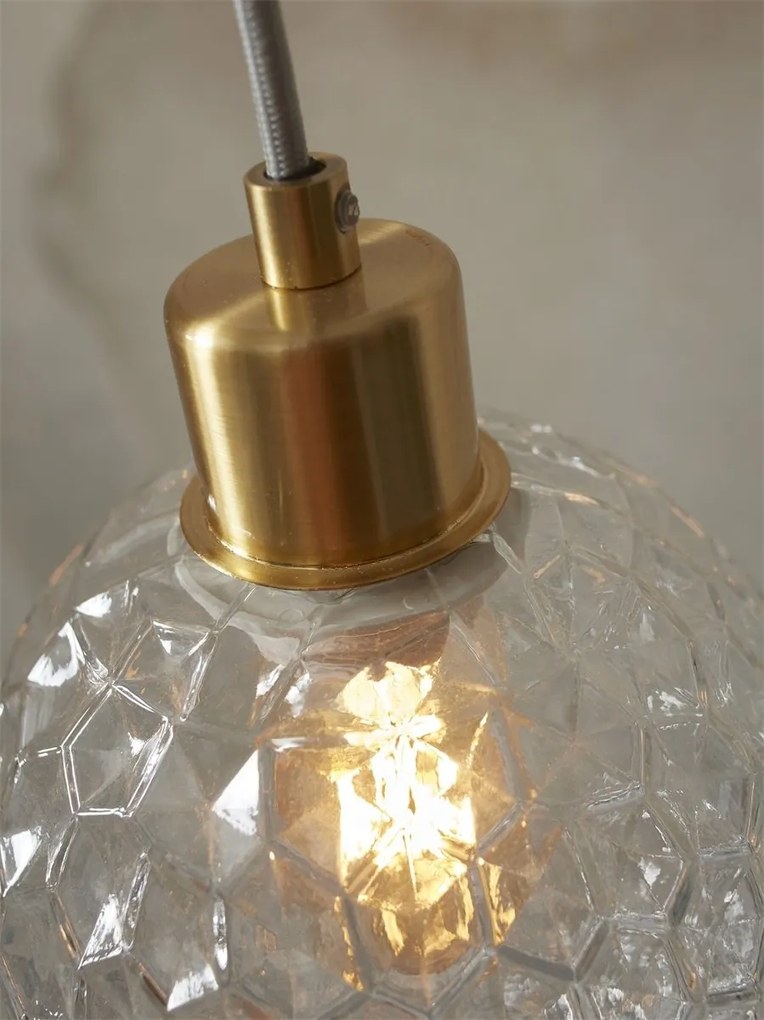 Pendul design decorativ Venice oval, clear
