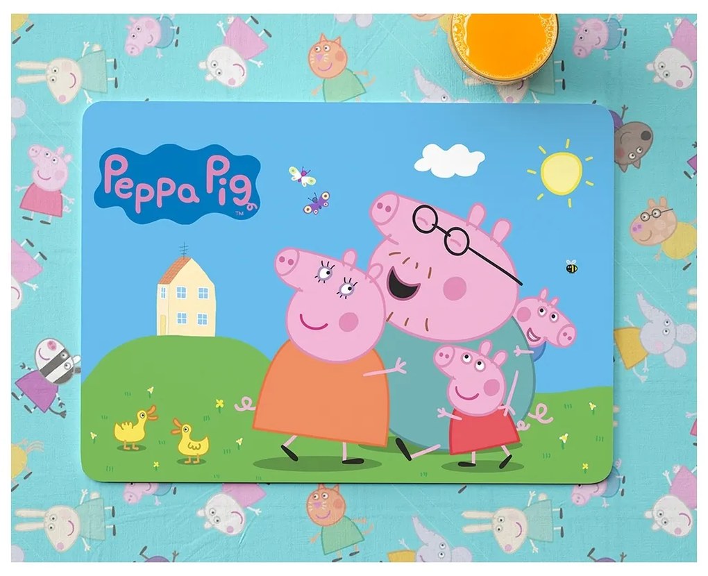 Suport farfurie Peppa Pig pentru copii, 42 x 30 cm