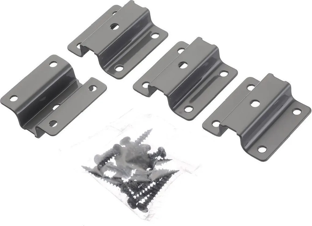 Cos gunoi incorporabil GTV Practi Eco, colectare selectiva, pentru corp de 300 mm, gri antracit, 1 x 10 l + 1 x 20 l Gri antracit, Plastic, L:282 mm;