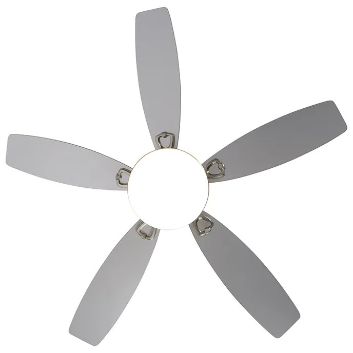 Ventilator de tavan din oțel cu telecomandă incluzând LED - Malaki