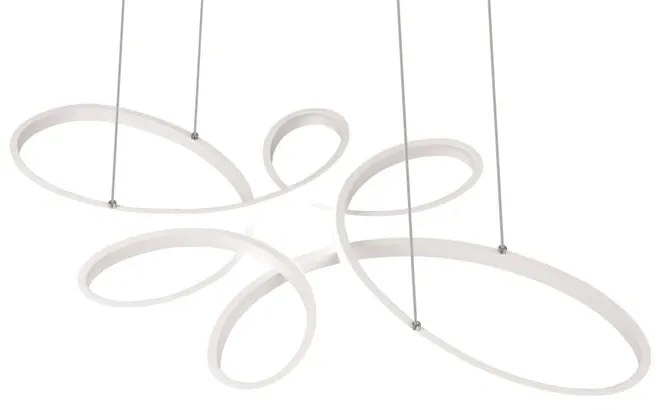 Lustră albă LED Fly – Trio