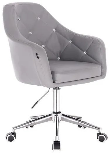 HR830K Scaun Gri de Piele