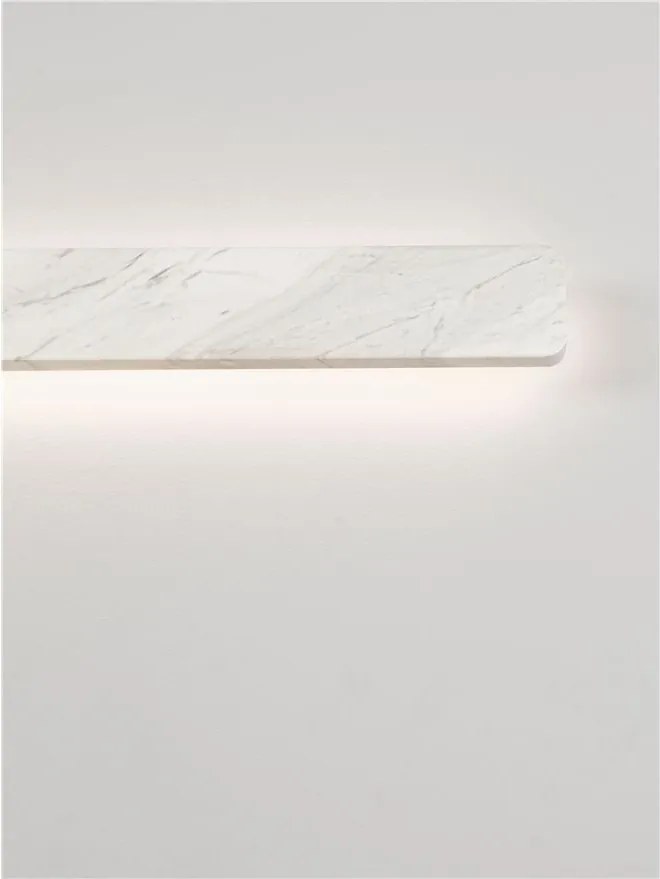 Aplica de perete LED din marmura alba ALYSSA