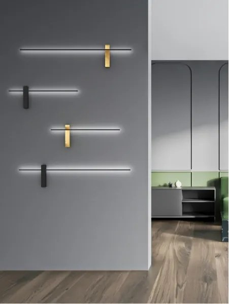 Open Design OR85051 - Aplică de perete BENE, LED, 10,5 W, 230 V, 100 cm, negru