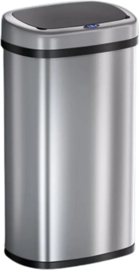 Coș de gunoi cu senzor DEUS, 58 litri, argintie Jurhan