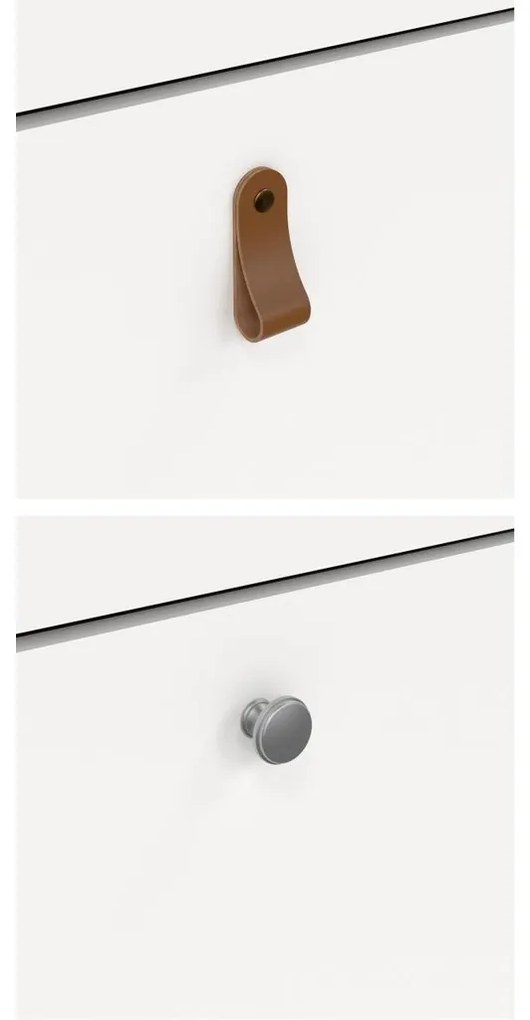 Suport pentru pantofi Real îngust, alb