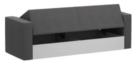 Set pat Rabatabil Dublu cu somiera inclusa (150X200) + canapea 2 locuri cu spatiu de depozitare sub sezut - NOVA CONFORT PLUS