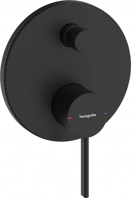 Baterie cada/dus incastrata, Hansgrohe Zesis S, negru mat, 74415670