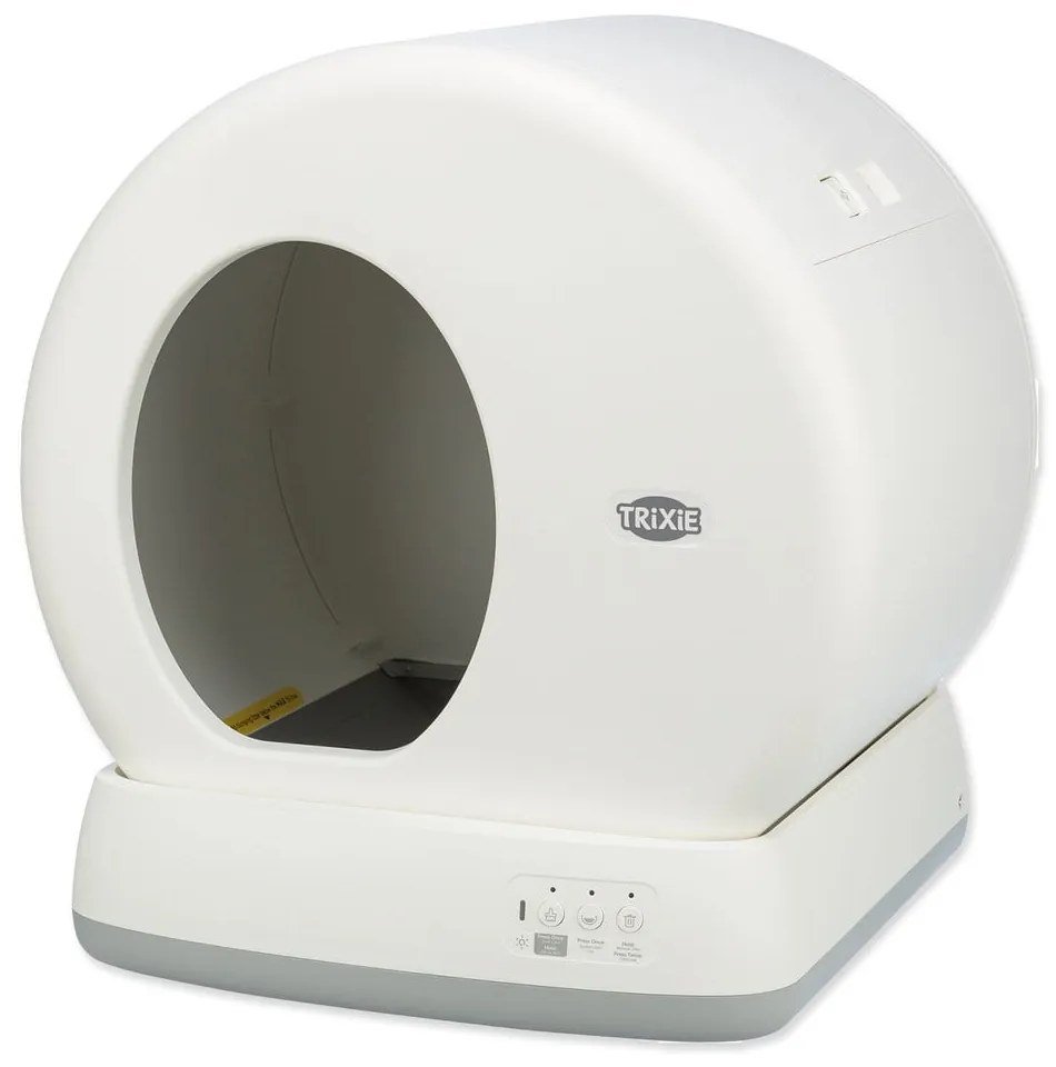 Litieră pentru pisici cu autocurățare albă 55,5x53 cm Trixie – Plaček Pet Products