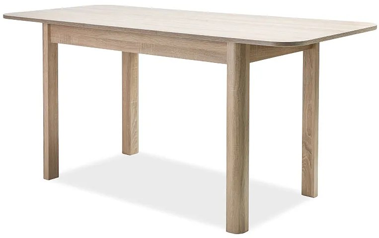 Masă de sufragerie extensibilă 105-140 cm Daniel (stejar sonoma + stejar sonoma) (pentru 4 până la 6 persoane). 1050100