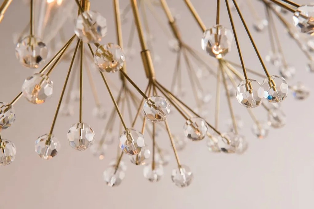 Candelabru LUX design modern DUNKIRK alama antichizata, cu 16 surse de lumina