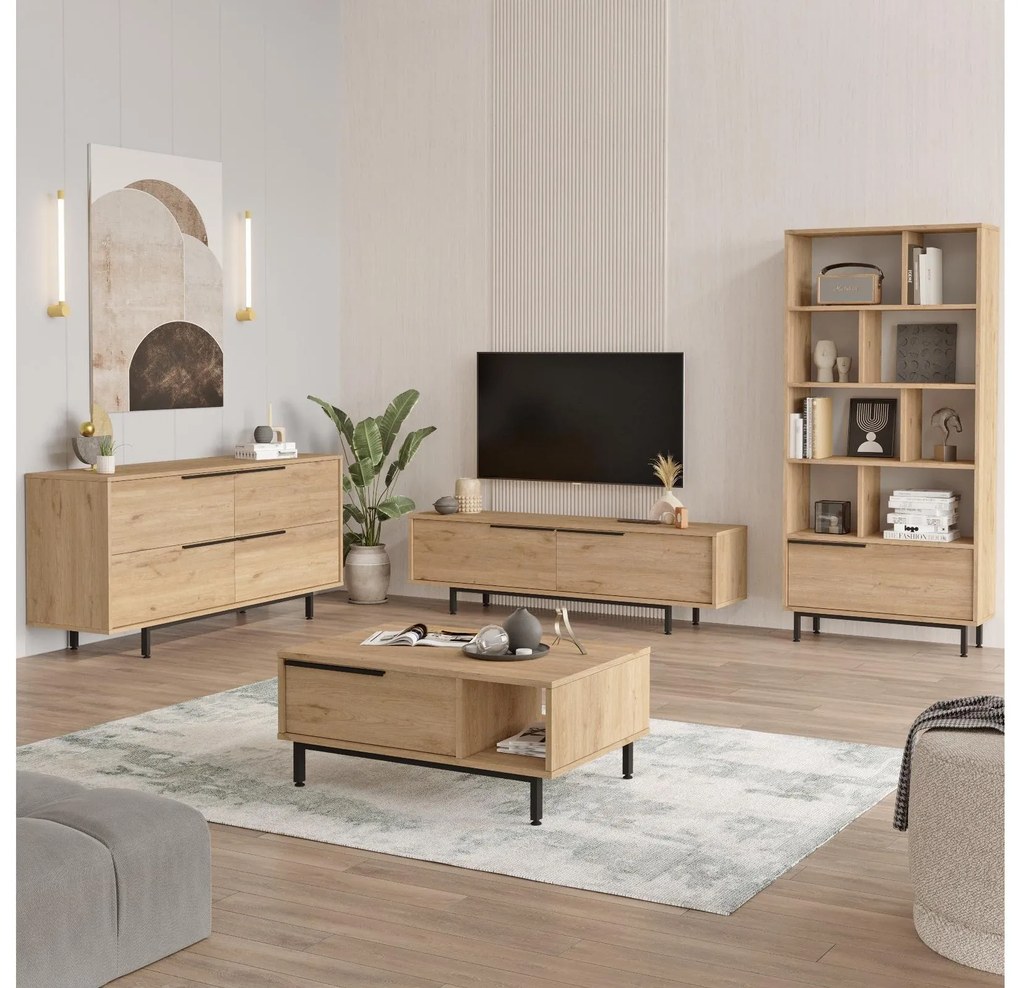 Set mobilier living Ontario S (stejar). 1107749
