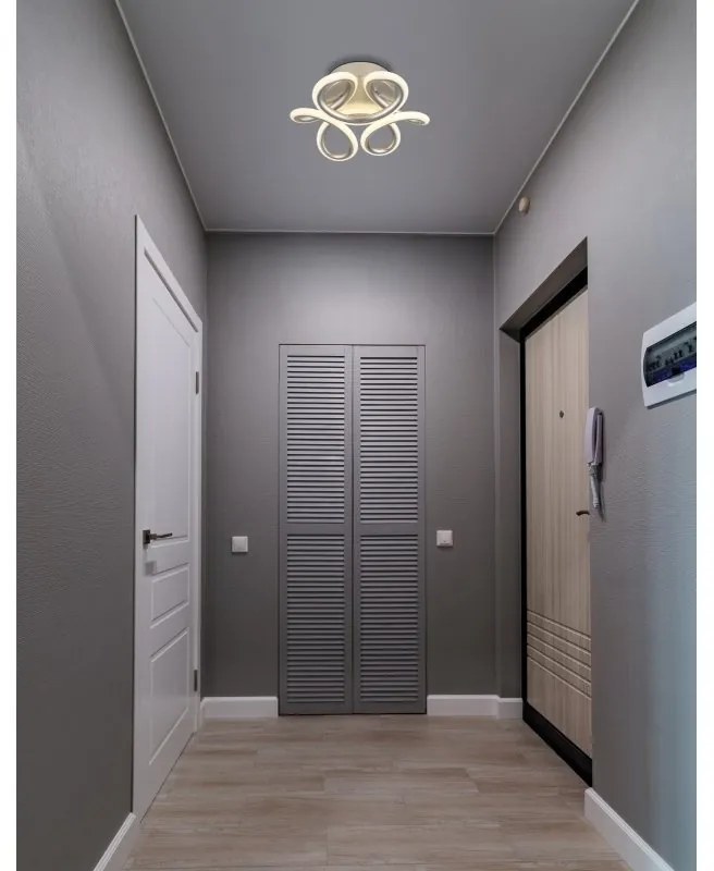 Plafoniera LED CCT MELISAND argintiu mat