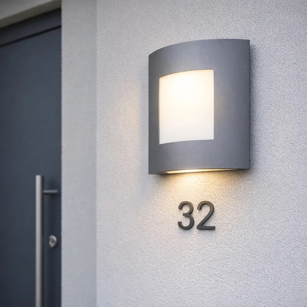 Lampă de perete exterioară antracit IP44 - Emmerald 1
