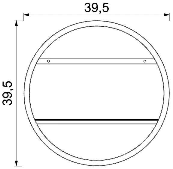 Etajeră de perete SHELF d. 39,5 cm