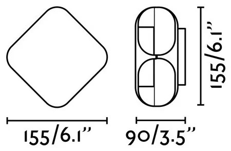FARO 71212 - LED Aplică perete exterior BU-OH LED/12W/230V IP65