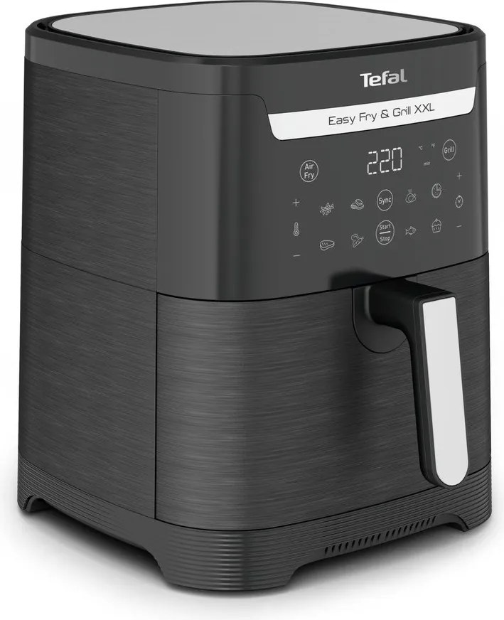 Air fryer negru Easy Fry &amp; Grill XXL EY801815 – Tefal