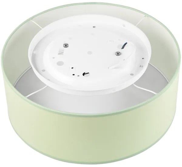 Plafonieră SIRJA PASTEL DOUBLE 2xE27/15W/230V d. 35 cm verde