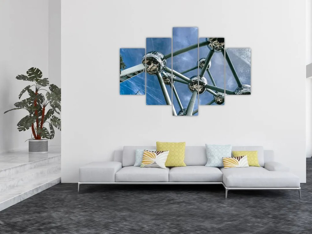 Tablou- atomium la Bruxelles (150x105 cm)