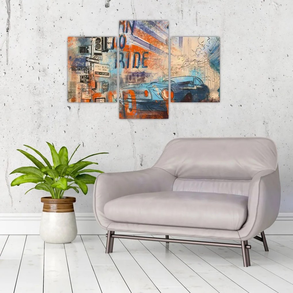 Tablou - Născut să călătorească (90x60 cm)