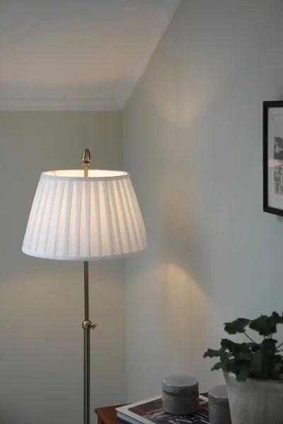 Markslöjd 108972 - Lampă de podea OXFORD 1xE14/40W/230V alb/alamă