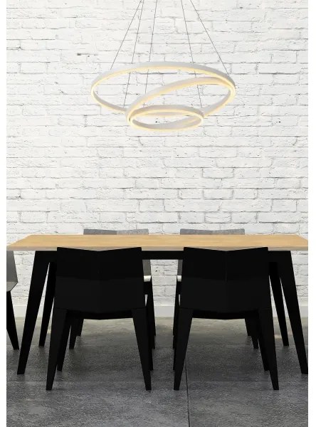 Lustră LED dimabilă pe cablu Lucide 46402/99/31 TRINITI LED/136W/230V white