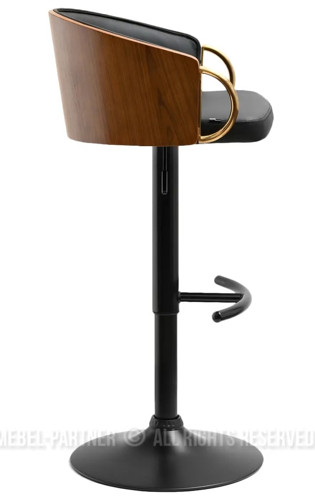 Scaun Elviria H (nuc închis + negru). Promo -15%. 1110665