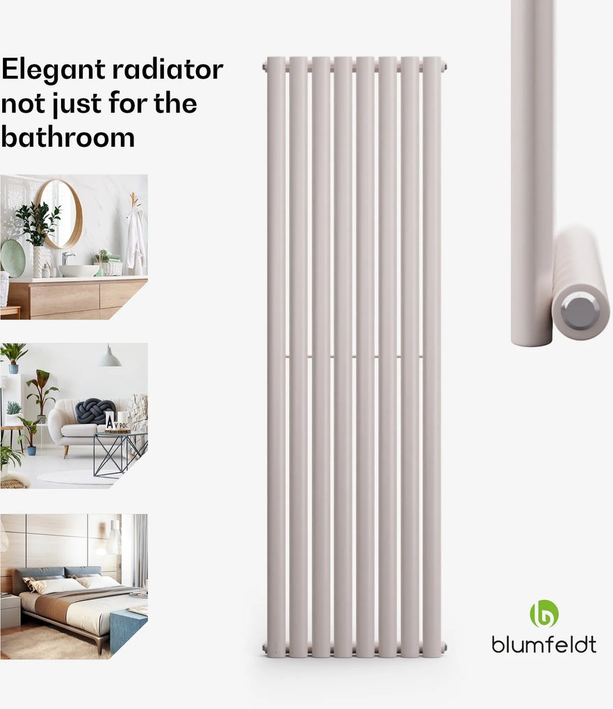 Blumfeldt Tallheo, 47 x 160, radiator, radiator tubular, 728 W, apă caldă, 1/2