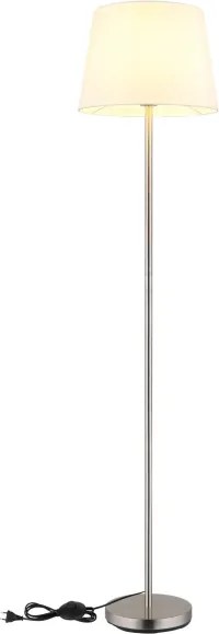 Globo 40100101 - Lampă de podea JORIS 1xE27/40W/230V alb/crom mat