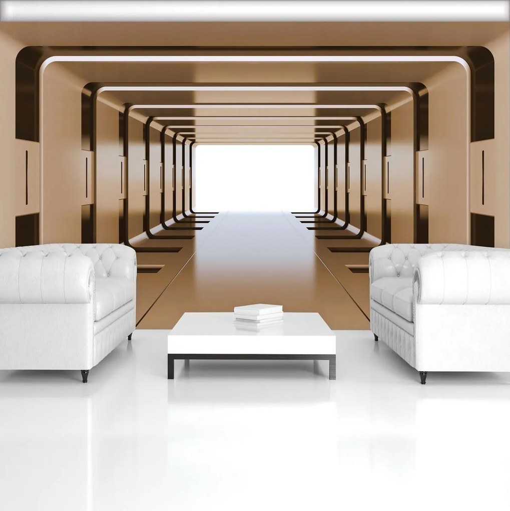 Fototapet - 3D tunel (152,5x104 cm)