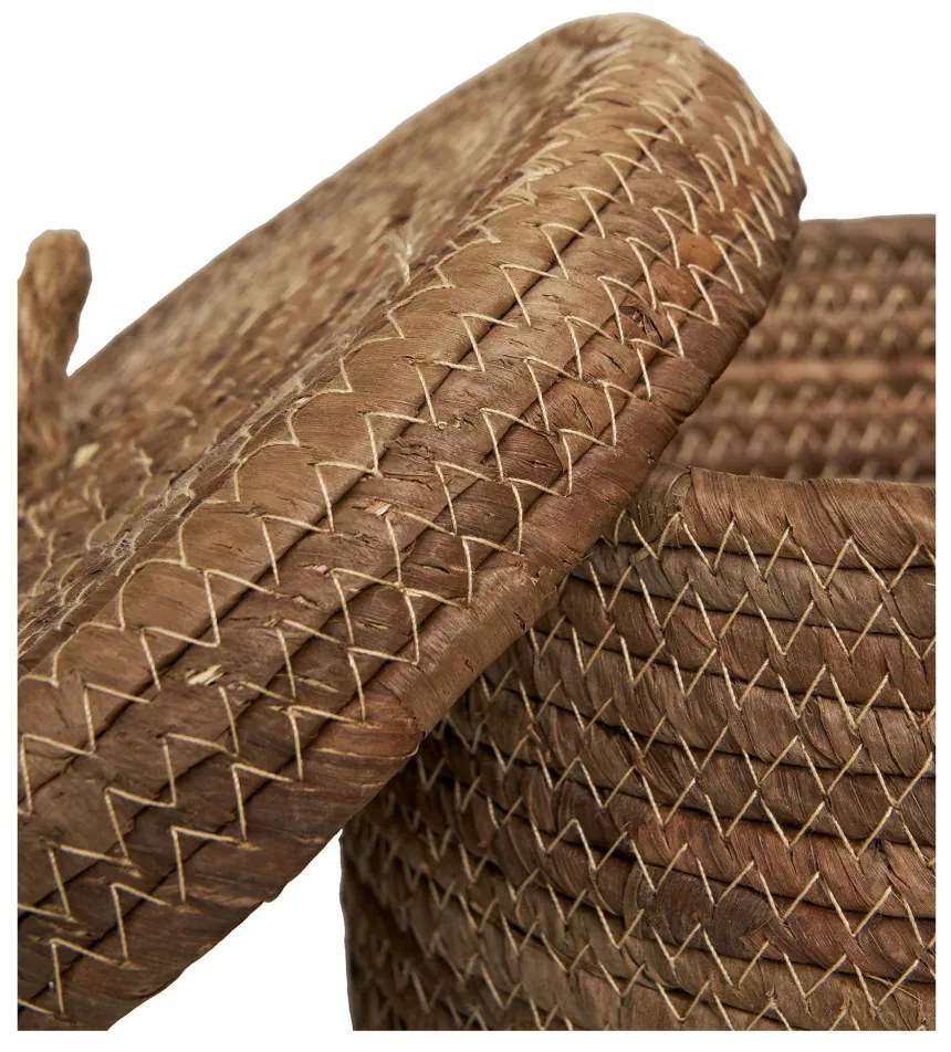 Coșuri Desio, frunze de bananier, naturale, 2pcs