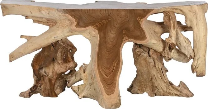 Consolă unicat din rădăcină de tec, „Naturalia"