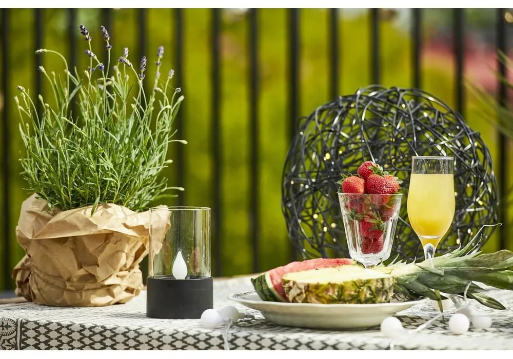 Corp de iluminat pentru exterior cu LED Star Trading Puloun, înălțime 13,5 cm, negru