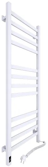 Radiator de baie tip scară cu termostat AVANGARD 459W/230V 120,6cm IP44, alb, dreapta