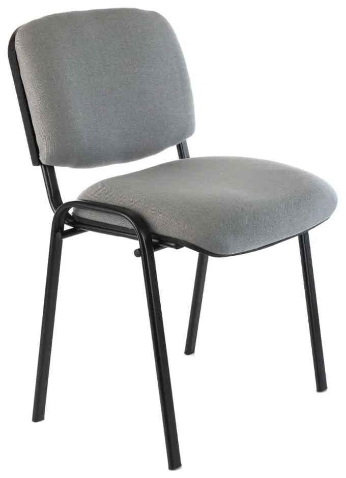 Scaun de conferinta Viva N, picioare negre, gri
