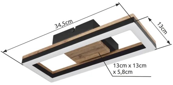 Brilagi - Plafonieră LED AXIS LED/12W/230V