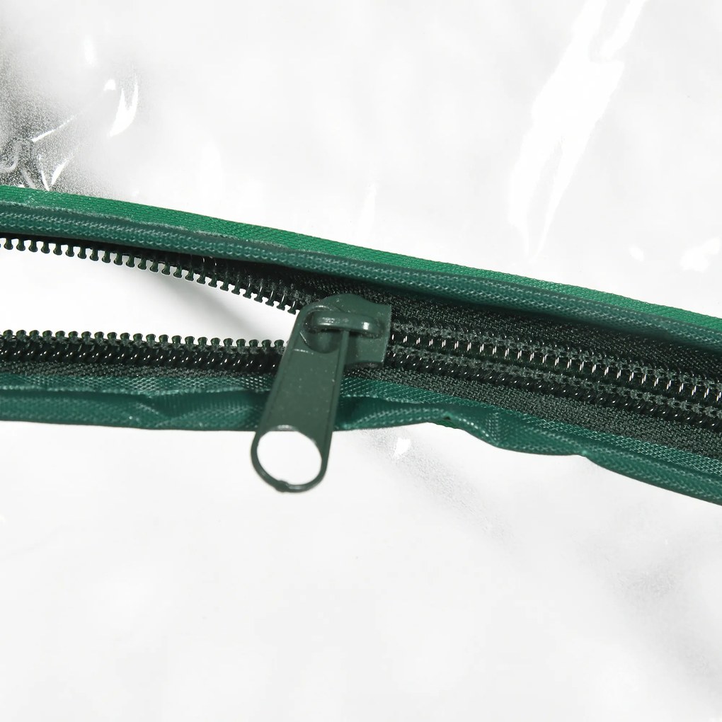 Outsunny Seră de Grădină Balcon terasă Seră pentru roșii 1,8 lungime x 1 lățime x 1,68 înălțime m Oțel plastic impermeabil Transparent Verde | Aosom Romania