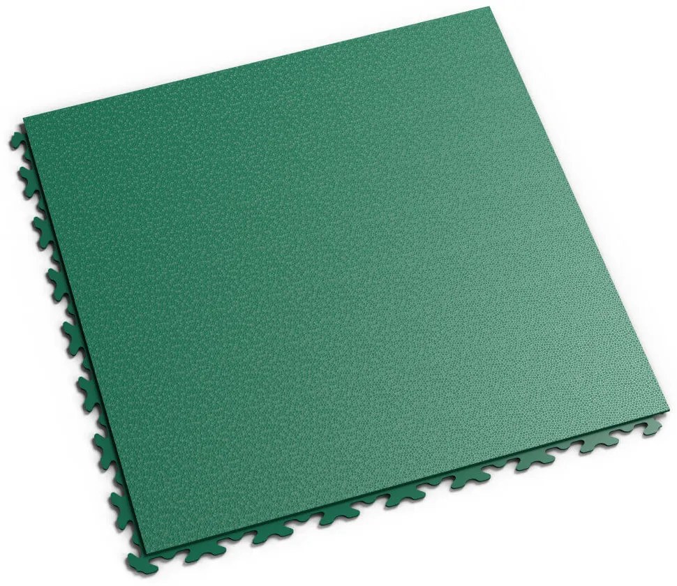 Tigla Fortelock Invizibil, model piele de sarpe, verde