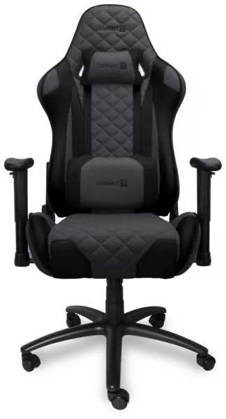 Scaun pentru jocuri video CONNECT IT CGC-1200-GY Monaco Pro gri/negru
