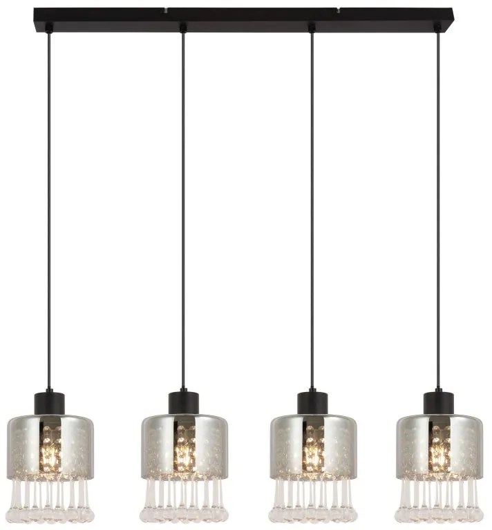 Lustra 4L design modern Hendry negru