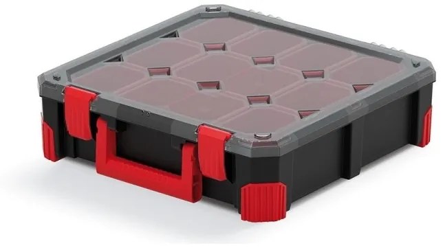 Organizator servieta 39 × 39 × 11 cm, cutii, negru