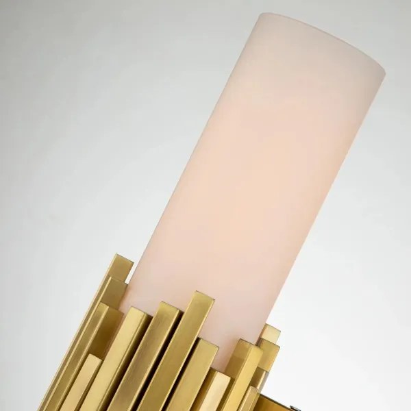 Elstead MARVELE-2WB-AB-OPAL - Aplica LED pentru baie MARVELE, 2x G9/4W/230V, IP44