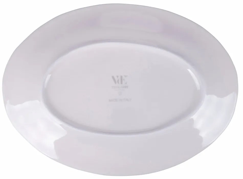 Farfurie din ceramică VDE Tivoli 1996 Face to Grey, 38 x 27,5 cm