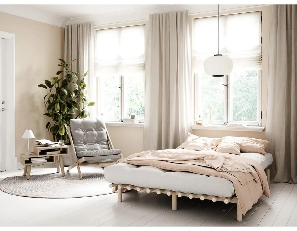 Fotoliu pliabil Karup Design Boogie Raw/Olive Green