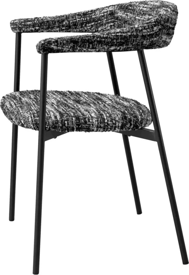 Set de 2 scaune design LUX Julio, Boucle sonata black