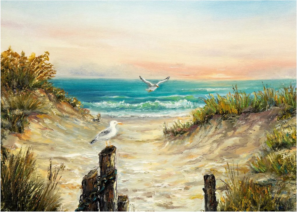 Tablou - Plaja cu nisip (70x50 cm)