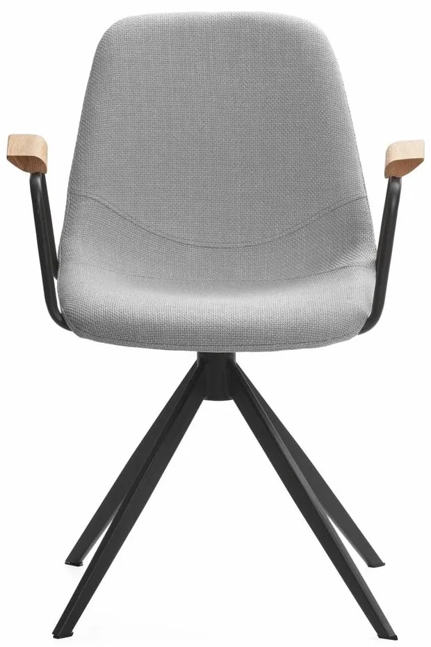 Scaune de dining gri-deschis 2 buc. Tali – Marckeric