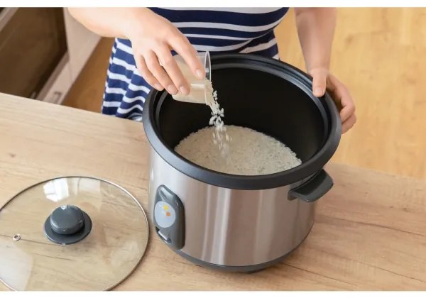 Aparat de gătit orez 1000W/230V 2,8 l oțel inoxidabil Sencor